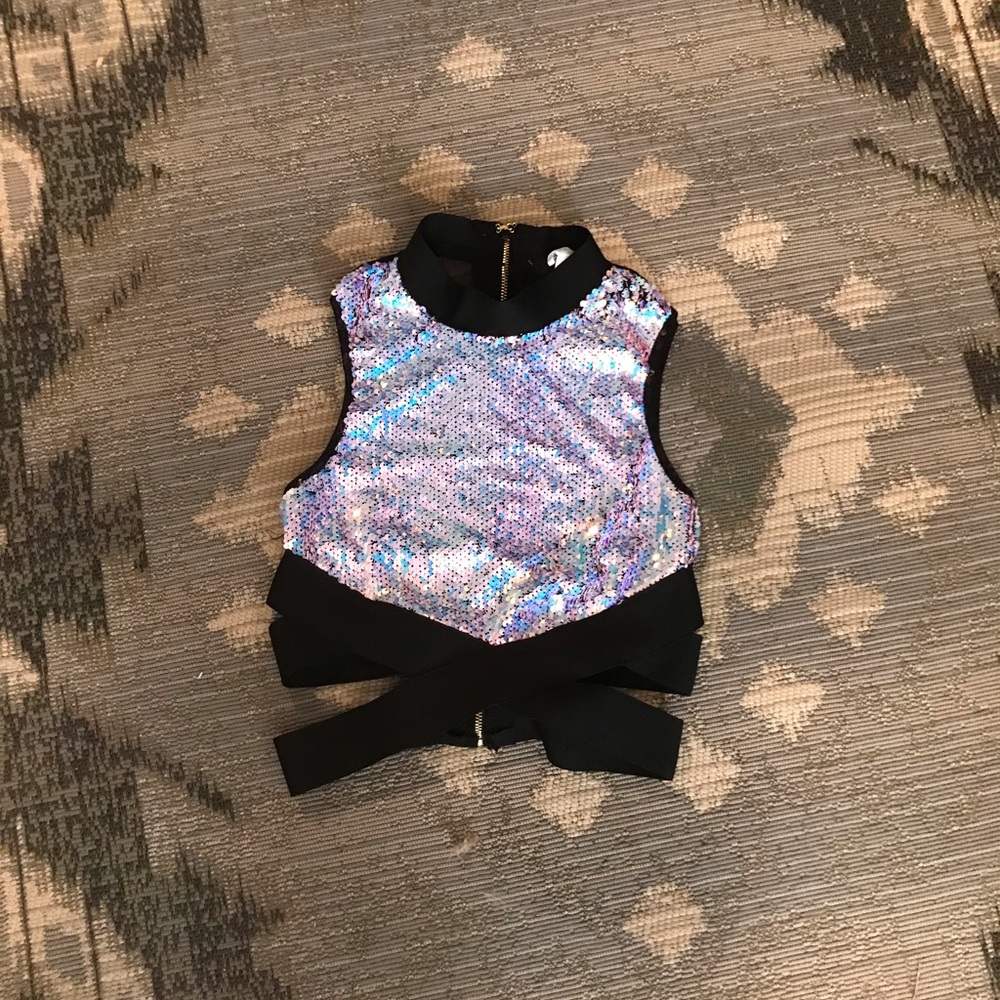 I heart Raves top